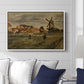 The Potato Harvest, c. 1875 - Floater Framed Canvas Print