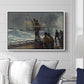 The Signal of Distress, c. 1896 - Floater Framed Canvas Print