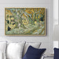 The Large Plane Trees (Road Menders at Saint-Rémy), 1889 - Floater Framed Canvas Print