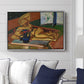 Sculpture and Persian Vase (The Bronze Figure), 1908 - Floater Framed Canvas Print
