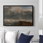 Port Ruysdael, 1827 - Floater Framed Canvas Print