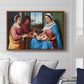 Sacred Conversation, c. 1505 - Floater Framed Canvas Print