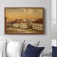 The Riding School at Akershus Castle, 1846 - Floater Framed Canvas Print