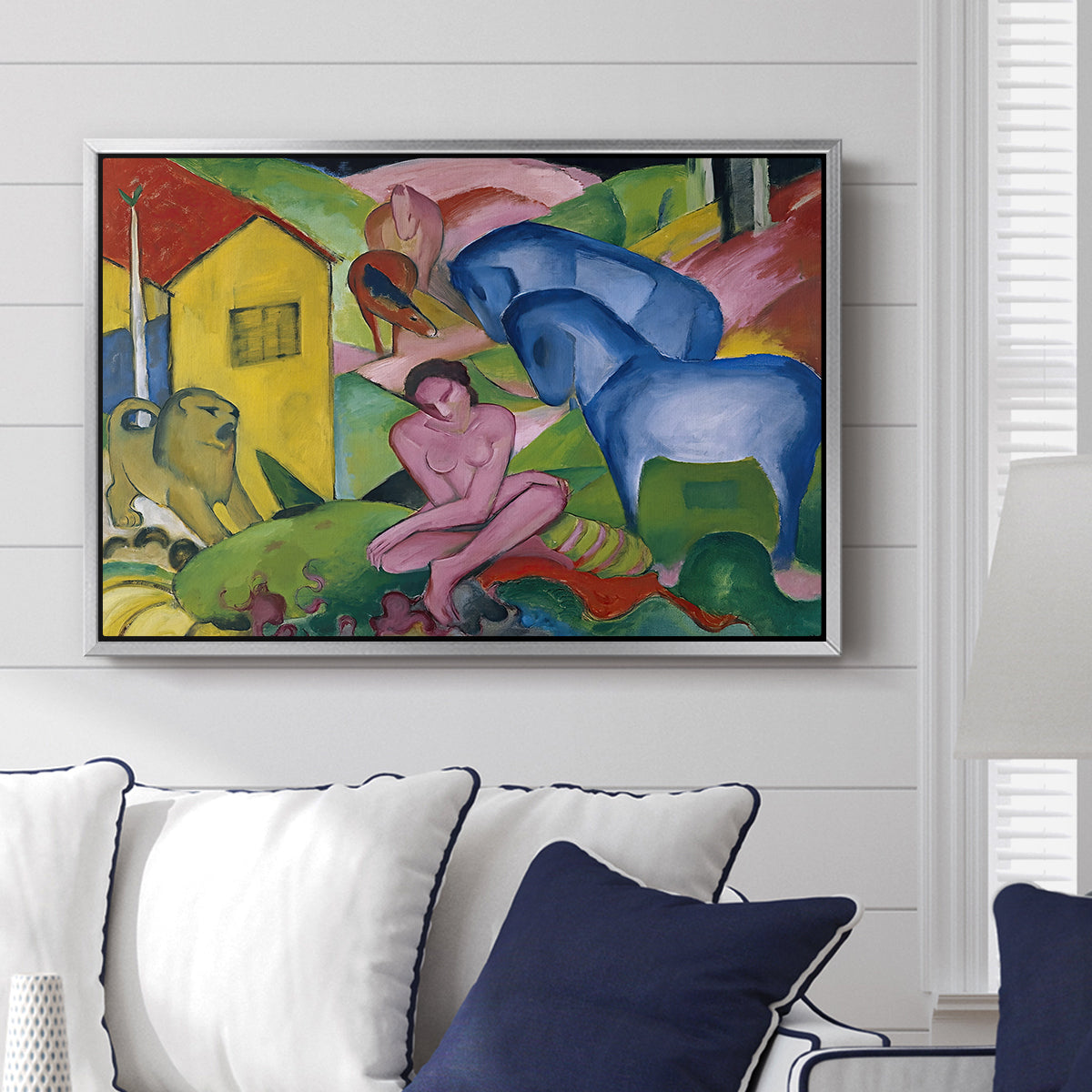 The Dream, 1912 - Floater Framed Canvas Print
