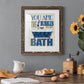 Bubble Bath - Premium Framed Print - Distressed Barnwood Frame - Ready to Hang