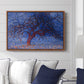The Red Tree, 1909 - Floater Framed Canvas Print