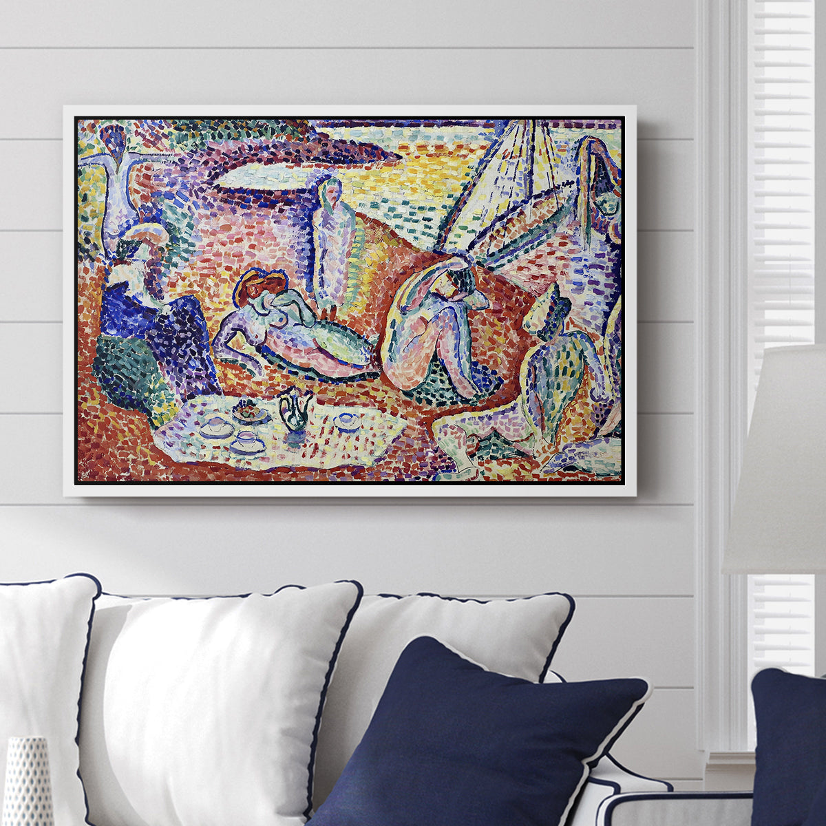 Luxe, Calme et Volupté, 1904 - Floater Framed Canvas Print