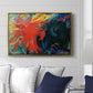 Fighting Forms, 1914 - Floater Framed Canvas Print