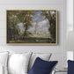 Salisbury Cathedral from the Bishop's Grounds, c. 1825 - Floater Framed Canvas Print