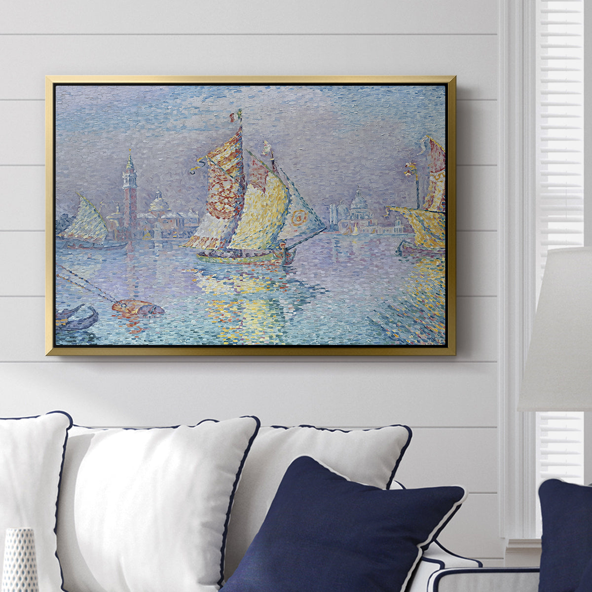 Venice, the Yellow Sail, 1904 - Floater Framed Canvas Print