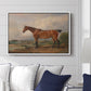 A Hunter in a Landscape, c. 1810 - Floater Framed Canvas Print
