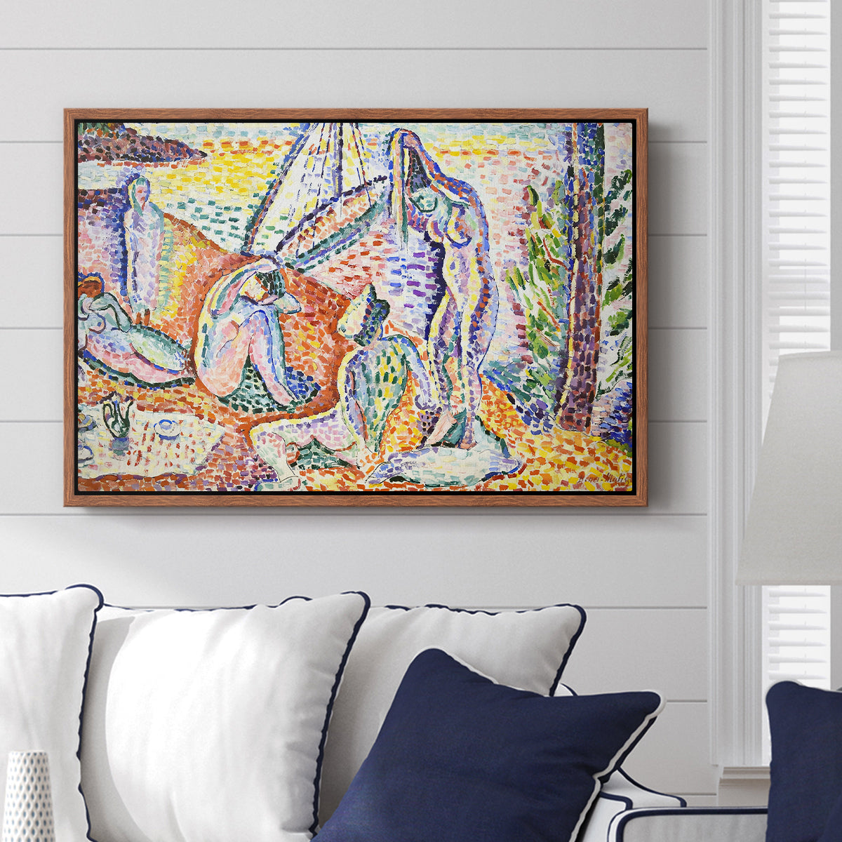 Luxe, Calme et Volupté, 1904 - Floater Framed Canvas Print