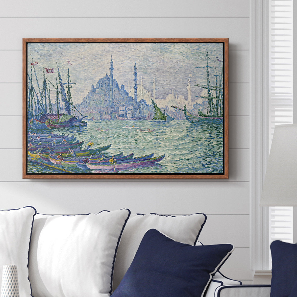 The Golden Horn, Minarets, 1907 - Floater Framed Canvas Print