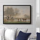 Cows in a Marshy Landscape, c. 1873-1874 - Floater Framed Canvas Print