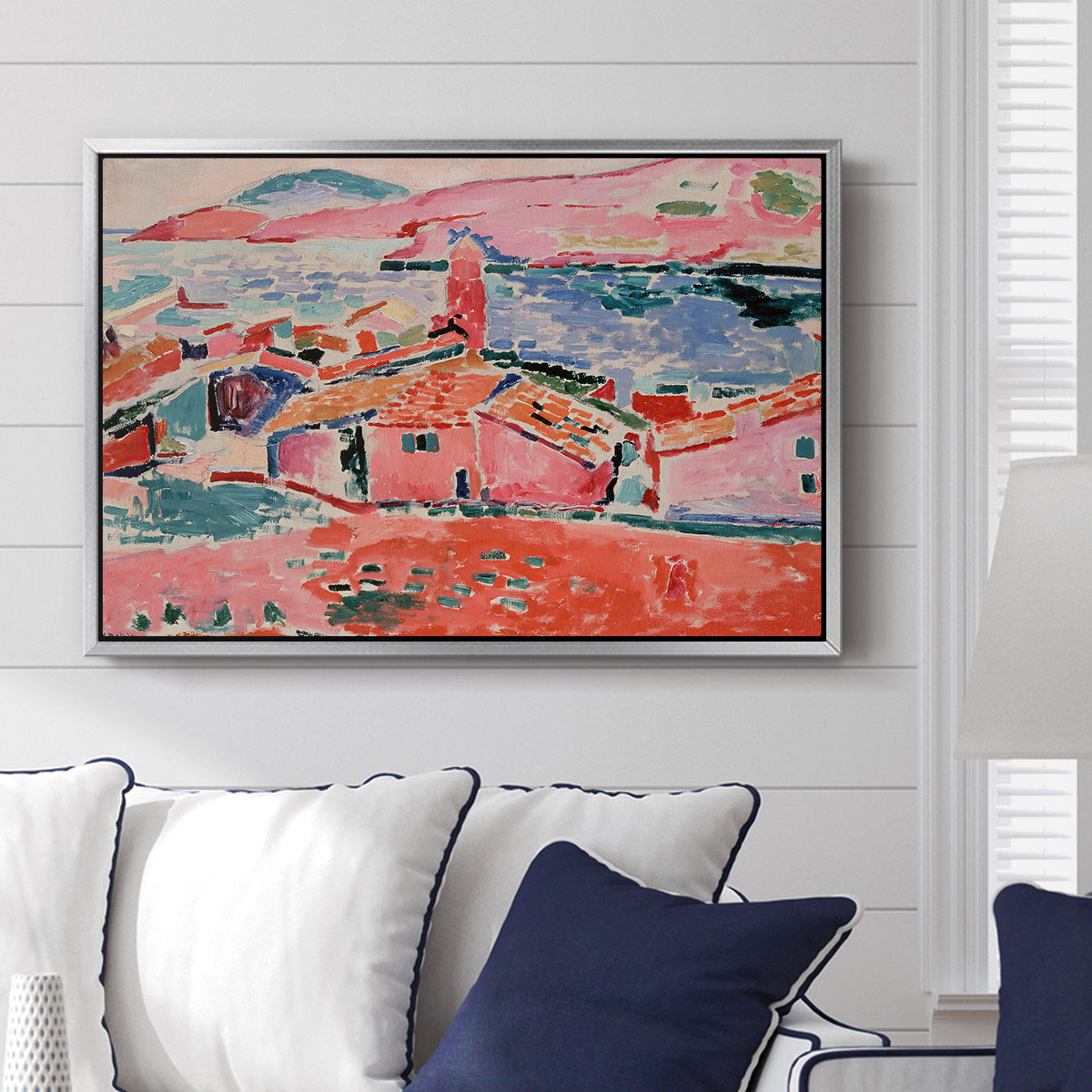 View of Collioure, 1905 - Floater Framed Canvas Print