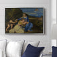 The Aldobrandini Madonna, 1532 - Floater Framed Canvas Print