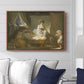 The Visit to the Nursery, c. 1775 - Floater Framed Canvas Print