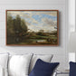 Washerwomen at the Water's Edge, c. 1860-1870 - Floater Framed Canvas Print
