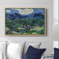 Olive Trees with the Alpilles in the Background, 1889 - Floater Framed Canvas Print