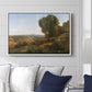 Souvenir of Roquemaure in the Gard, c. 1853 - Floater Framed Canvas Print