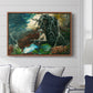 Campfire, Adirondacks, 1892 - Floater Framed Canvas Print