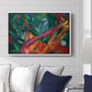 The Monkey, 1912 - Floater Framed Canvas Print