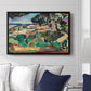 Landscape at Collioure, 1907 - Floater Framed Canvas Print