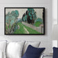 Landscape with Cypresses and Olive Trees near Nice, c. 1918 - Floater Framed Canvas Print
