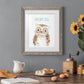 Dream Big Owl - Premium Framed Print - Distressed Barnwood Frame - Ready to Hang