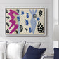 The Knife Thrower (Le lanceur de couteaux), from Jazz, 1947 - Floater Framed Canvas Print