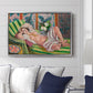Odalisque Couchée Aux Magnolias, c. 1923 - Floater Framed Canvas Print