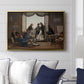 A Group of Danish Artists in Rome, 1837 - Floater Framed Canvas Print