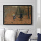 The Woodman and his Children, 1886 - Floater Framed Canvas Print