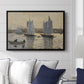 Two Schooners, Gloucester, c. 1880 - Floater Framed Canvas Print