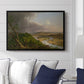 View from Mount Holyoke, Northampton, Massachusetts, after a Thunderstorm (Oxbow), 1836 - Floater Framed Canvas Print