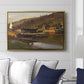 Landingsbrygge Husvik, Drøbak, 1875 - Floater Framed Canvas Print