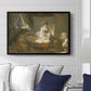 The Visit to the Nursery, c. 1775 - Floater Framed Canvas Print