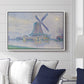Mill of Edam (Moulin d'Edam), 1896 - Floater Framed Canvas Print