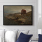 A Fisherman's Home, Lillesand, 1858 - Floater Framed Canvas Print