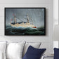 A Ship in the Storm, c. 1899 - Floater Framed Canvas Print
