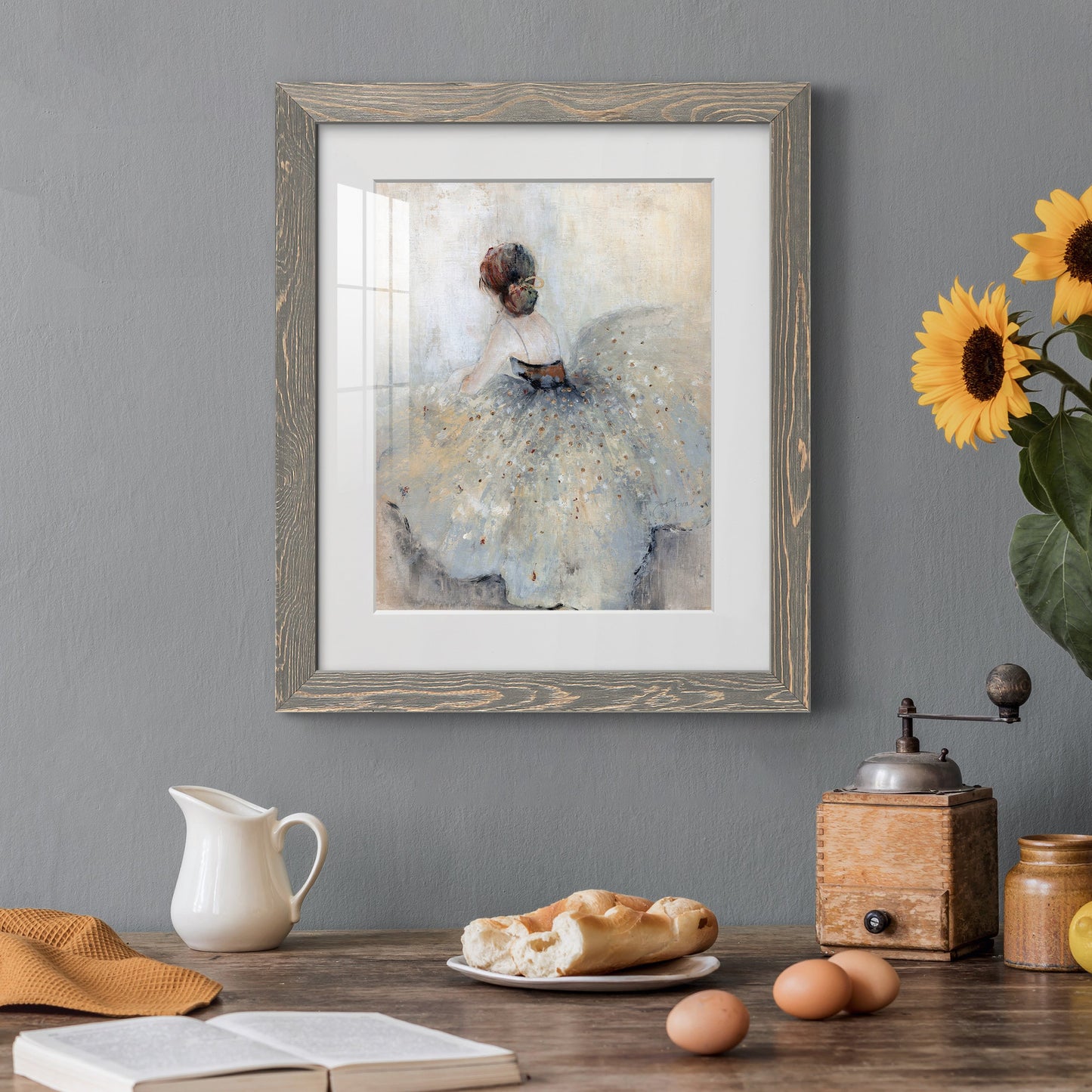 At A Glance - Premium Framed Print - Distressed Barnwood Frame - Ready to Hang