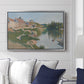 Les Andelys, Côte d'Aval, 1886 - Floater Framed Canvas Print