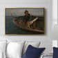 Fishermen from Rügen, 1882 - Floater Framed Canvas Print