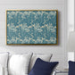 Tulip (Teal), 1875 - Floater Framed Canvas Print