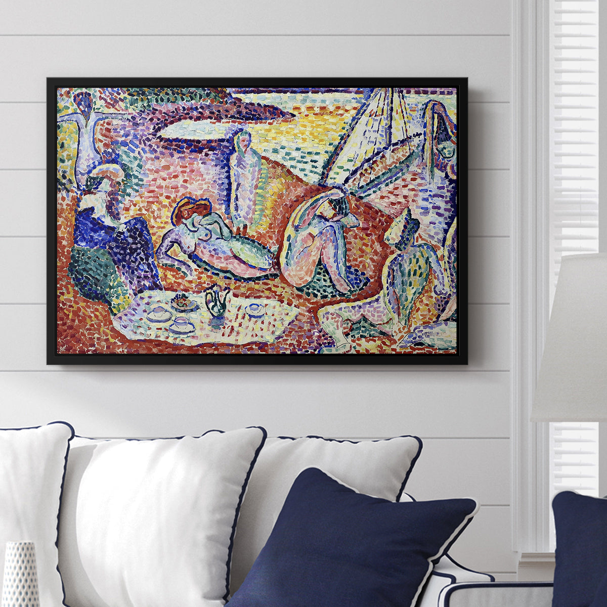 Luxe, Calme et Volupté, 1904 - Floater Framed Canvas Print