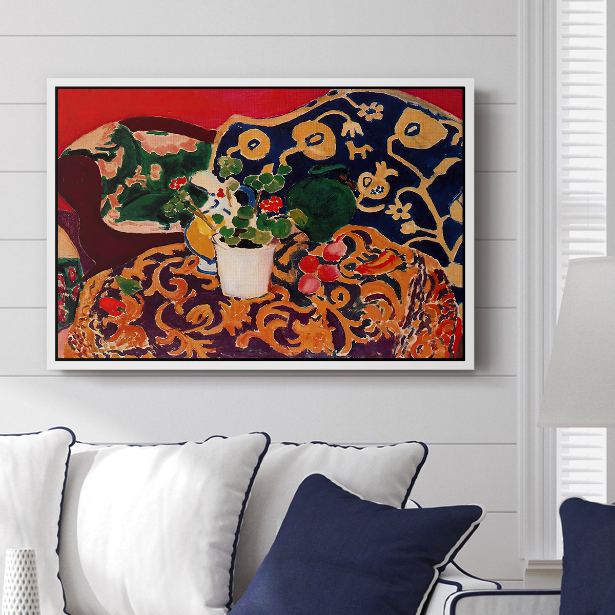 Spanish Still Life, c. 1910 - Floater Framed Canvas Print