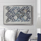 Watercolour for Printed Fabric Design: Wey, c. 1882-1883 - Floater Framed Canvas Print