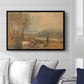 Lulworth Castle, Dorset, c. 1820 - Floater Framed Canvas Print