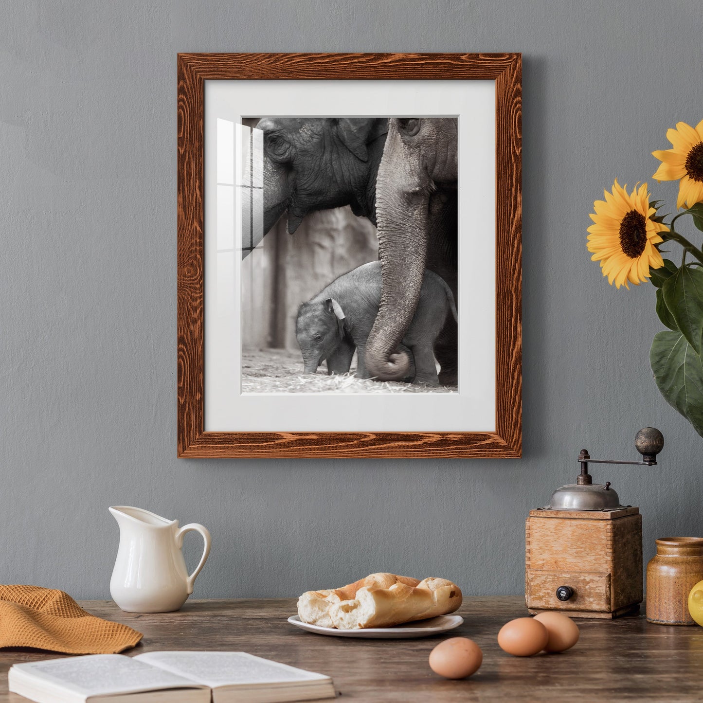 Family Moment - Premium Framed Print - Distressed Barnwood Frame - Ready to Hang