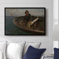 Fishermen from Rügen, 1882 - Floater Framed Canvas Print